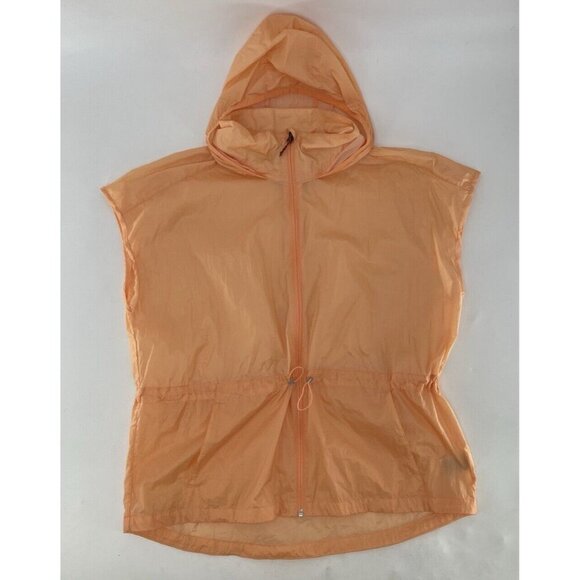 Columbia Women’s Orange 100% Nylon Sheer Jacket Sleeveless Size XL Activewear - Picture 3 of 10